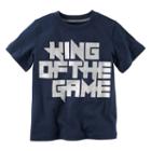 Boys 4-8 Carter's King Of The Game Graphic Tee, Size: 8, Blue
