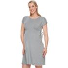 Maternity A:glow Empire T-shirt Dress, Women's, Size: Xxl-mat, Dark Grey