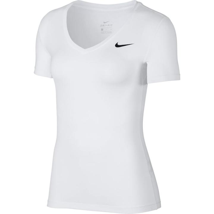 Women's Nike Training Short Sleeve Top, Size: Xl, White