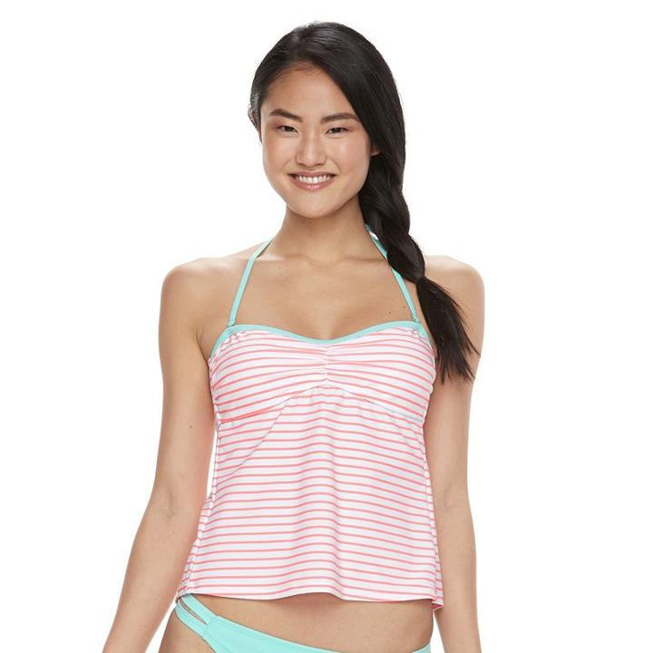 Juniors' Angel Wing Trim Tankini, Size: Xs, Ovrfl Oth