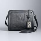 Simply Vera Vera Wang Midnight Studded Crossbody Bag, Women's, Grey