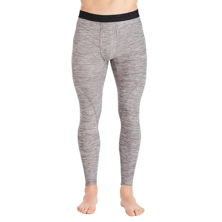 Big & Tall Climatesmart By Cuddl Duds&reg; Climate Sport Leggings, Men's, Size: Xxl Tall, Med Grey