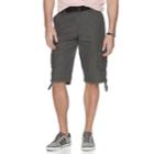 Big & Tall Unionbay Cordova Messenger Belted Cargo Shorts, Men's, Size: 50, Dark Beige