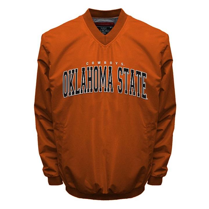 Men's Franchise Club Oklahoma State Cowboys Squad Windshell Jacket, Size: 4xl, Orange