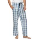 Men's Van Heusen Broadcloth Plaid Lounge Pants, Size: Small, Blue