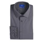 Men's Apt. 9&reg; Slim-fit Heiq Premium Flex No-iron Dress Shirt, Size: L-32/33, Dark Grey