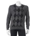 Big & Tall Apt. 9 Classic-fit Argyle Merino Sweater, Men's, Size: 3xb, Grey
