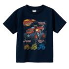 Boys 4-7 Blaze And The Monster Machines Glow-in-the-dark Graphic Tee, Size: 7, Blue (navy)