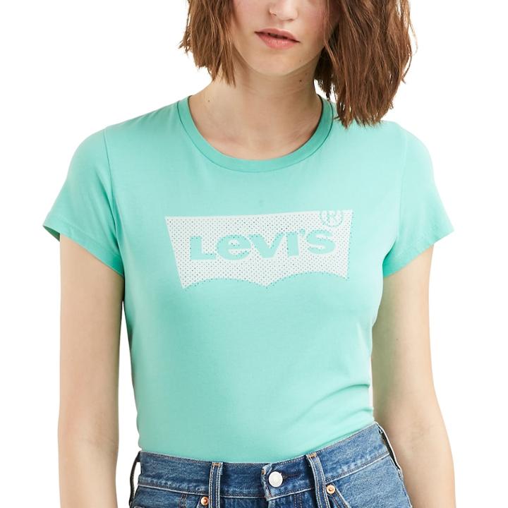 Women's Levi's Batwing Logo Tee, Size: Large, Green