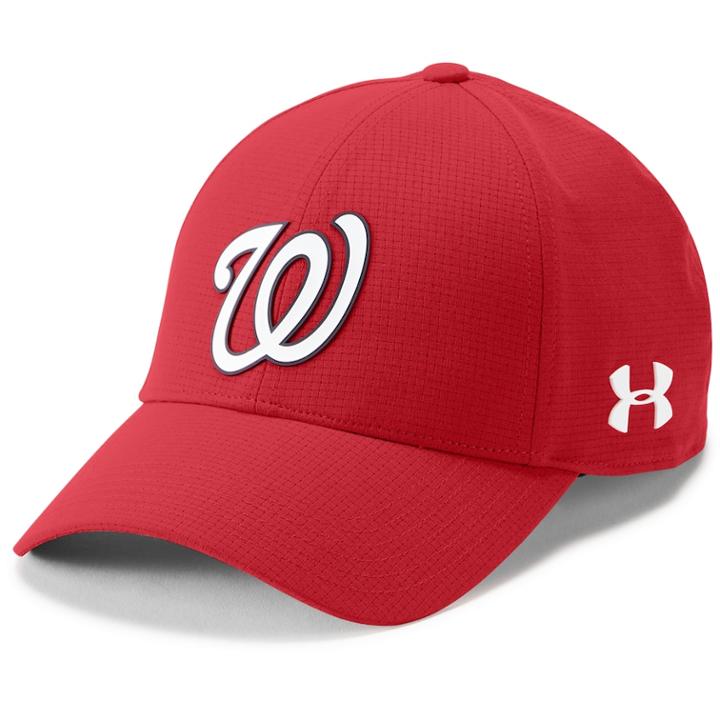 Men's Under Armour Washington Nationals Driving Adjustable Cap, Dark Red
