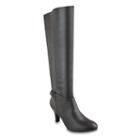 London Fog Event Women's Knee-high Boots, Size: Medium (9.5), Grey