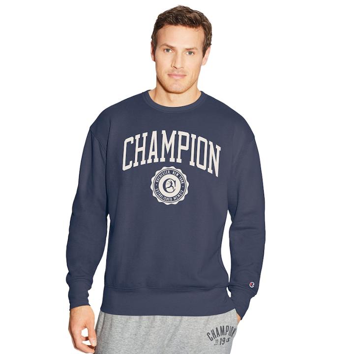 Men's Champion Heritage Fleece Top, Size: Small, Med Grey