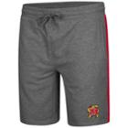 Men's Colosseum Maryland Terrapins Sledge Ii Terry Shorts, Size: Small, Dark Grey
