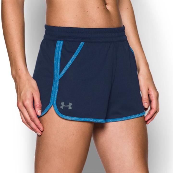 Women's Under Armour Tech 2.0 Shorts, Size: Medium, Blue (navy)