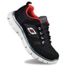 Skechers Flex Advantage Boys' Running Shoes, Kids Unisex, Size: 1, Black