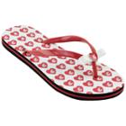 Women's Washington State Cougars Bow Flip-flops, Size: Xl, Dark Red