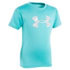 Boys 4-7 Under Armour Edge Camo Big Logo Graphic Tee, Size: 7, Turquoise/blue (turq/aqua)