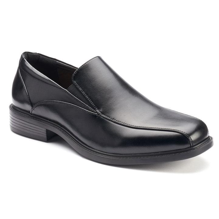 Croft & Barrow&reg; Perry Men's Ortholite Bicycle-toe Dress Shoes, Size: 9.5 Wide, Black