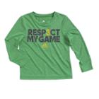 Boys 4-7x Adidas Climalite Resp3ct My Game Tee, Boy's, Size: 5, Brt Green