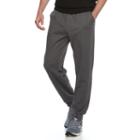 Men's Tek Gear&reg; Soft Fleece Jogger Pants, Size: Xl, Light Grey