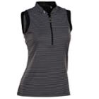 Women's Nancy Lopez Geo Sleeveless Golf Polo, Size: Small, Oxford