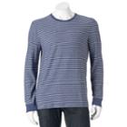Men's Sonoma Goods For Life&trade; Heathered Everyday Tee, Size: Medium, Dark Blue