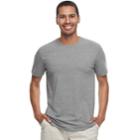Men's Sonoma Goods For Life&trade; Slim Supersoft Tee, Size: Small, Dark Grey