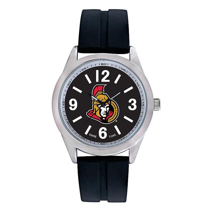 Men's Game Time Ottawa Senators Varsity Watch, Black