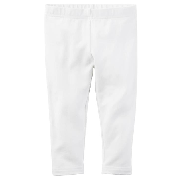 Toddler Girl Carter's Leggings, Size: 4t, White