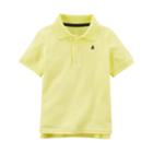 Boys 4-8 Carter's Solid Pastel Polo Shirt, Size: 7, Yellow