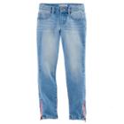 Girls 4-12 Sonoma Goods For Life&trade; Zip Ankle Jeggings, Size: 7, Blue Other
