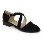 Journee Collection Elina Women's D'orsay Shoes, Girl's, Size: 8, Black