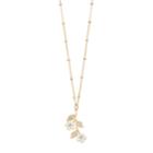 Lc Lauren Conrad Flower Pendant Necklace, Women's, White