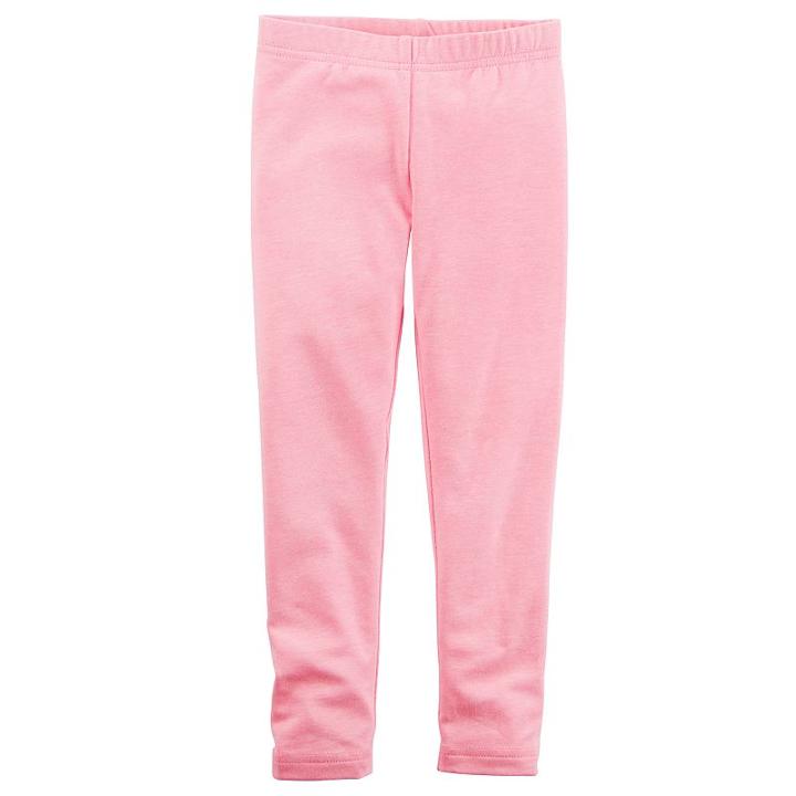 Girls 4-8 Carter's Neon Leggings, Girl's, Size: 4, Pink