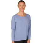 Women's Jockey Sport Flux Split Back Lounge Top, Size: Medium, Blue Other