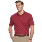 Big & Tall Van Heusen Classic-fit Striped Stretch Polo, Men's, Size: Xl Tall, Light Red