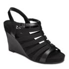 A2 By Aerosoles Magic Plush Women's Wedge Sandals, Size: 5.5 Med, Black