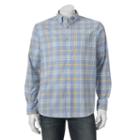 Men's Sonoma Goods For Life&trade; Flexwear Modern-fit Stretch Slubbed Button-down Shirt, Size: Xl, Yellow