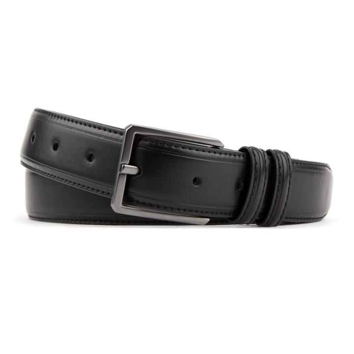 Men's Van Heusen Double Loop Modern Flex Stretch Belt, Size: Medium, Black
