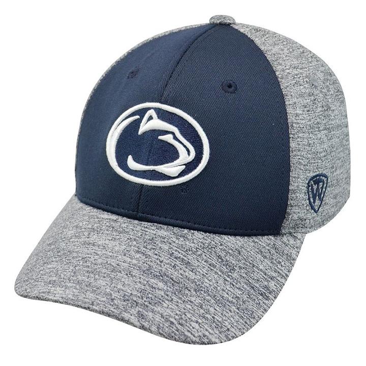 Adult Top Of The World Penn State Nittany Lions Pressure One-fit Cap, Blue (navy)