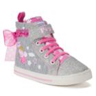Peppa Pig Toddler Girls' High Top Sneakers, Size: 11, Grey