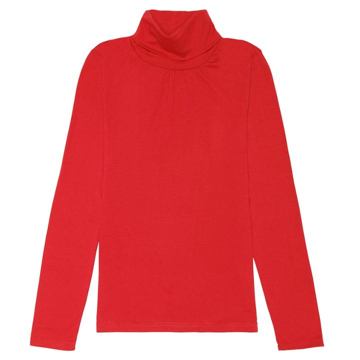 Girls 7-16 & Plus Size French Toast Solid Turtleneck, Size: 14-16, Red