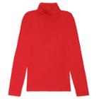 Girls 7-16 & Plus Size French Toast Solid Turtleneck, Size: 14-16, Red