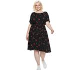 Plus Size Popsugar Print Tie-waist Dress, Women's, Size: 3xl, Oxford