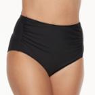 Women's N Solid High-waisted Body Sculptor Brief Bottoms, Size: Small, Black