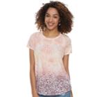 Women's Sonoma Goods For Life&trade; Smocked Tee, Size: Medium, Med Orange