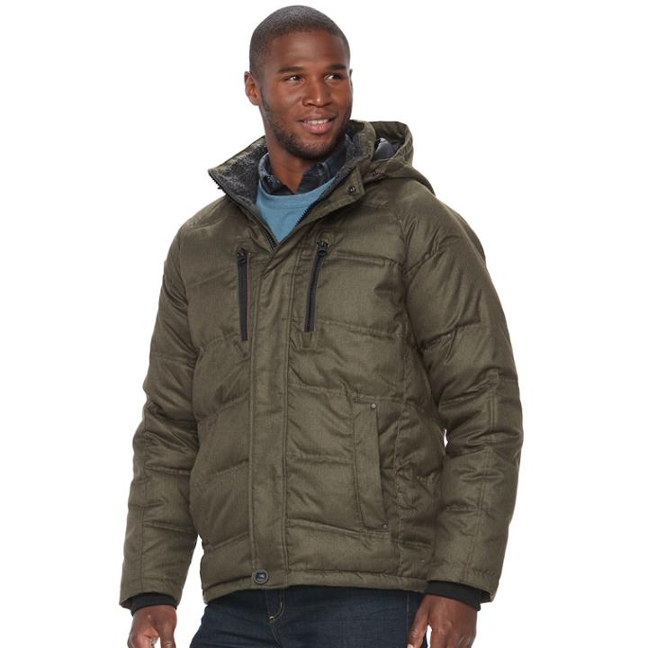 Hemisphere Voyager Quilted Puffer Jacket - Men, Size: Large, Med Green