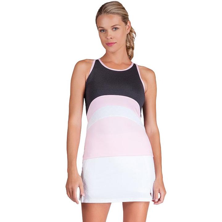 Women's Tail Coastal Serenity Athena Crewneck Racerback Tennis Tank, Size: Xxl, Light Pink