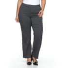 Plus Size Apt. 9&reg; Modern Fit Dress Pants, Women's, Size: 16w T/l, Grey