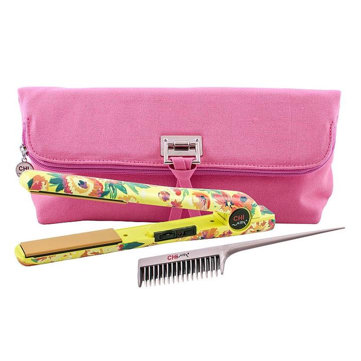 Chi Air Classic Tourmaline Ceramic 1-in. Hairstyling Iron, Yellow
